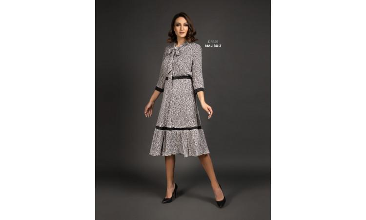ASTIBO Фустан Малибу/2 - Елегантен во плетенина одличен за секаква модна прилика