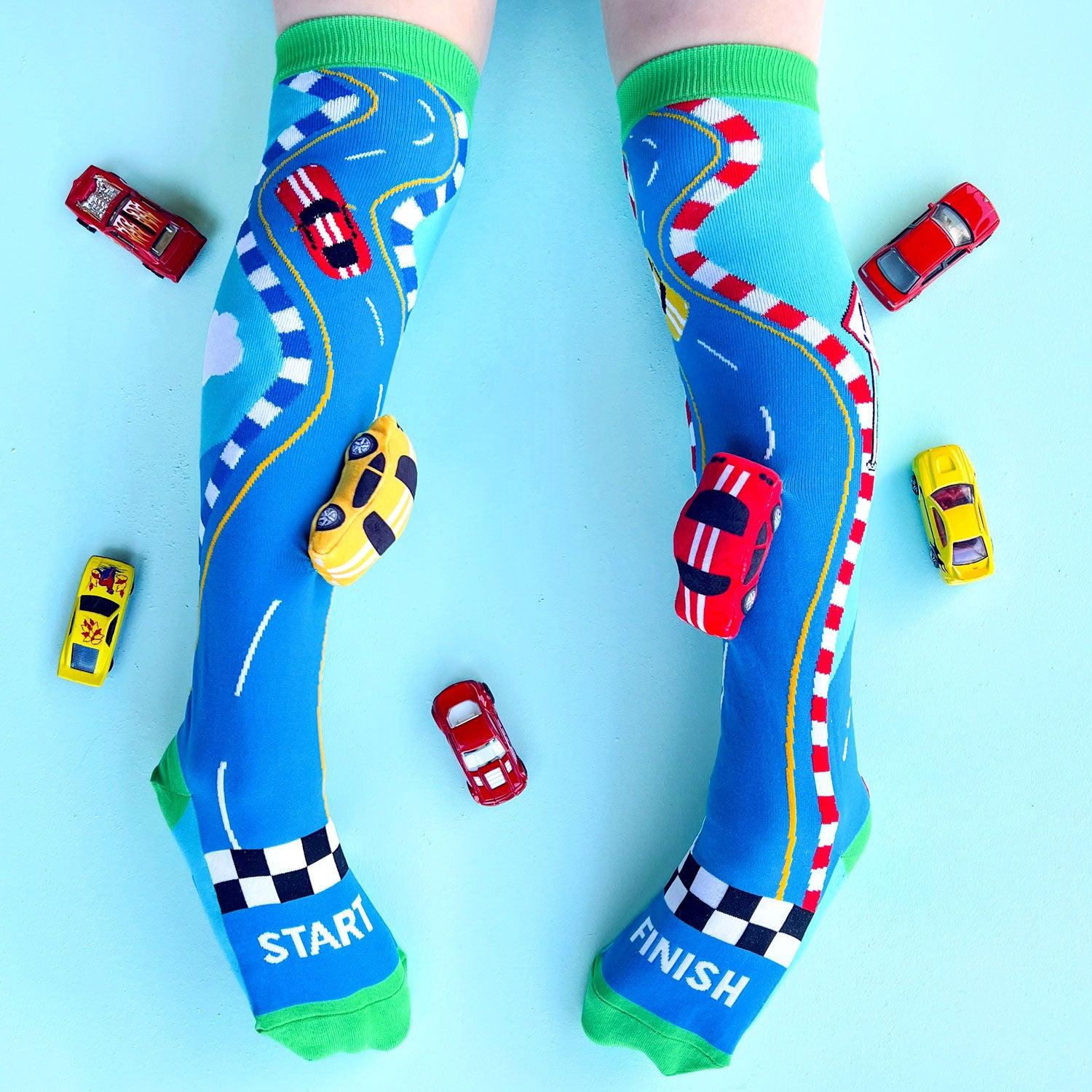 MADMIA Детски машки чорапи RACING CARS