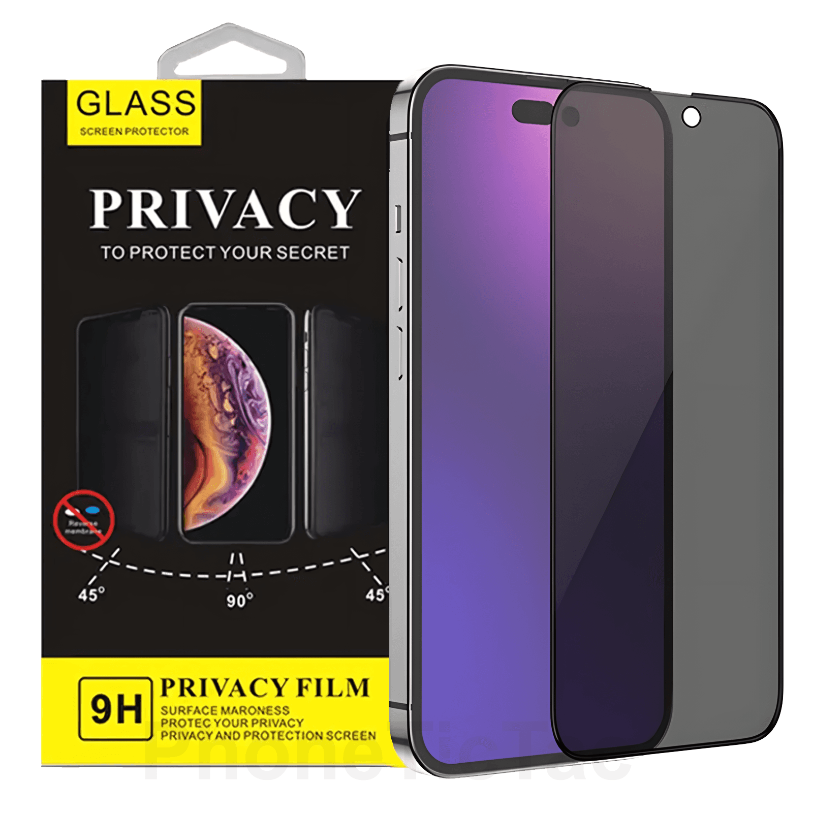 Заштитно стакло за iPhone 14 Privacy Glass