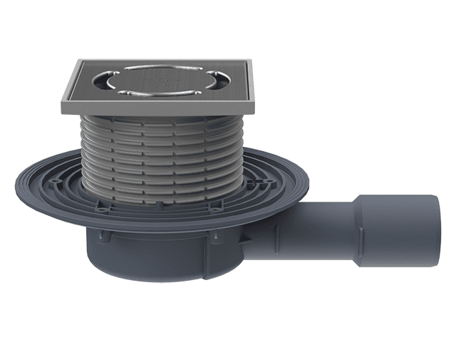 HL 90 Prblue Поден Сливник Dn40/50 Хоризонтален,Со Затварач Занепријатни Мириси