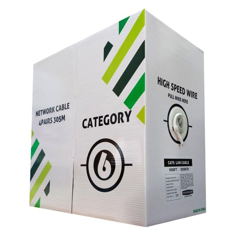 PREMIUM Мрежен кабел Lan CAT6 UTP 305m