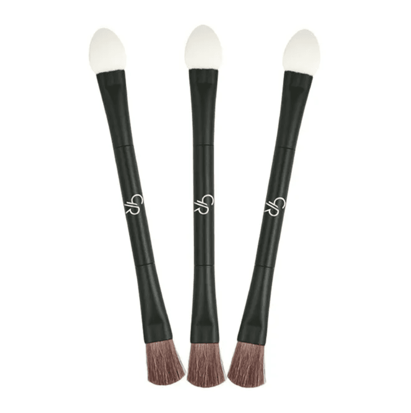 GOLDEN ROSE Четка за сенки со двоен крај