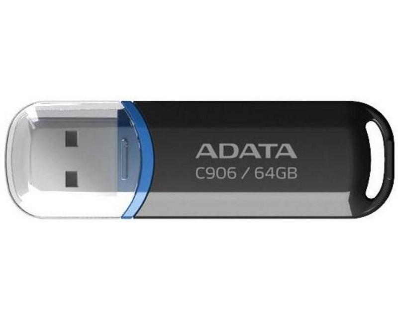 A-DATA USB блиц 64GB 2.0 AC906-64G-RBK црна