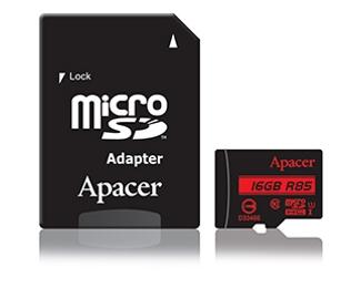 APACER MicroSDHC 16GB класа 10 UHS-I U1 + адаптер AP16GMCSH10U5-R