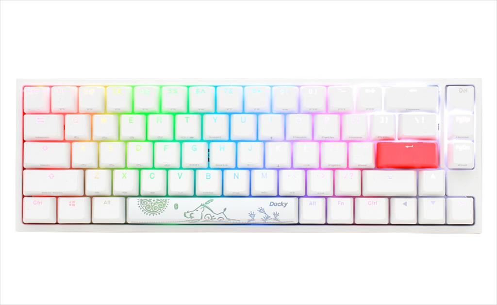 Selected image for DUCKY Тастатура - механичка  one 2 sf rgb 65% pbt double-shot keycaps kailh box црвена, pure бела dkon1967st-kuspdwwtr