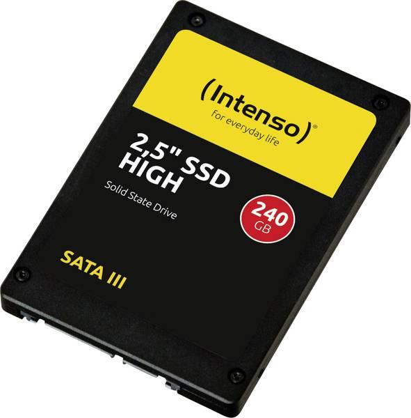 INTENSO SSD диск 2,5", 240 GB, SATA III високо, SSD-SATA3-240 GB/High