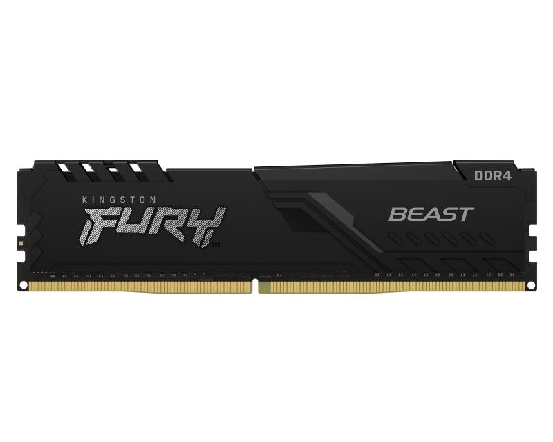 KINGSTON Мемориски модул DIMM DDR4 8GB 3600MHz KF436C17BB/8 Fury Beast, црн