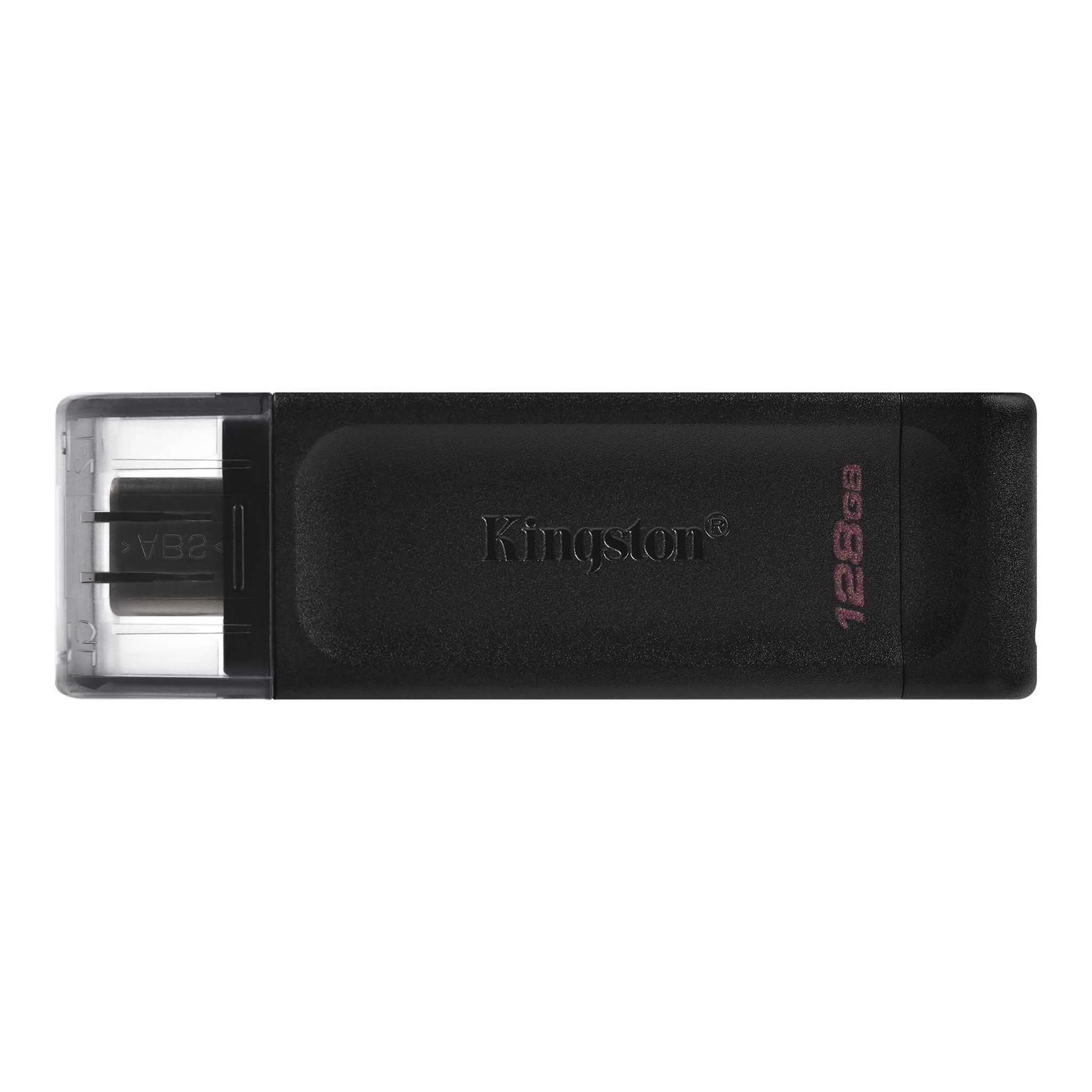 Kingston DT70/128GB USB Flash меморија, 128 GB, црна