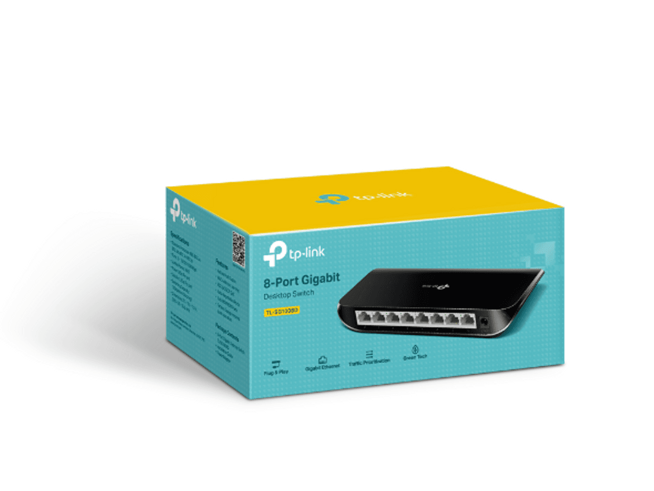 TP-LINK мрежен прекинувач 8-Port Gigabit Desktop Switch