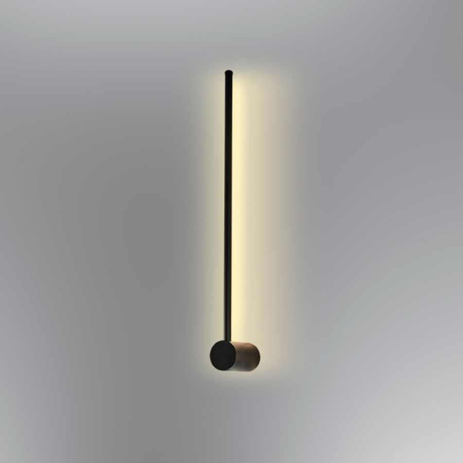 Chasey - црна ѕидна светилка 11w 60cm