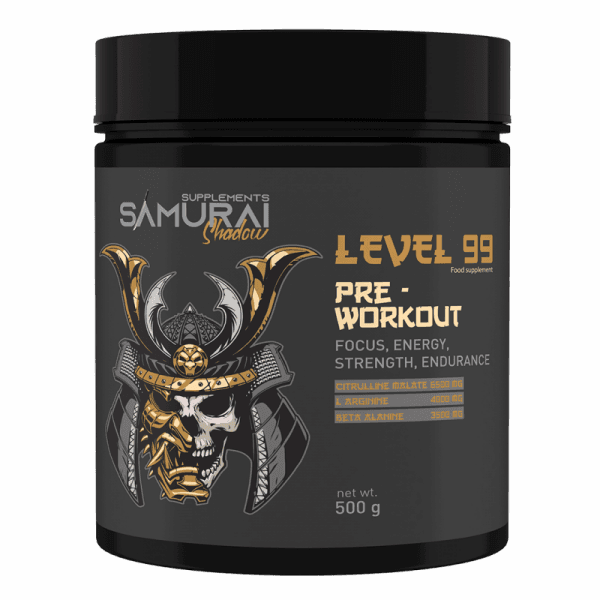 SAMUARI SHADOW Pre Workout Level 99  500gr Mango