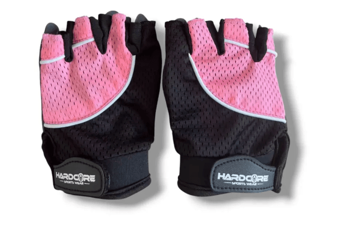 HARDCORE Женски ракавици за фитнес Розови 1-2027