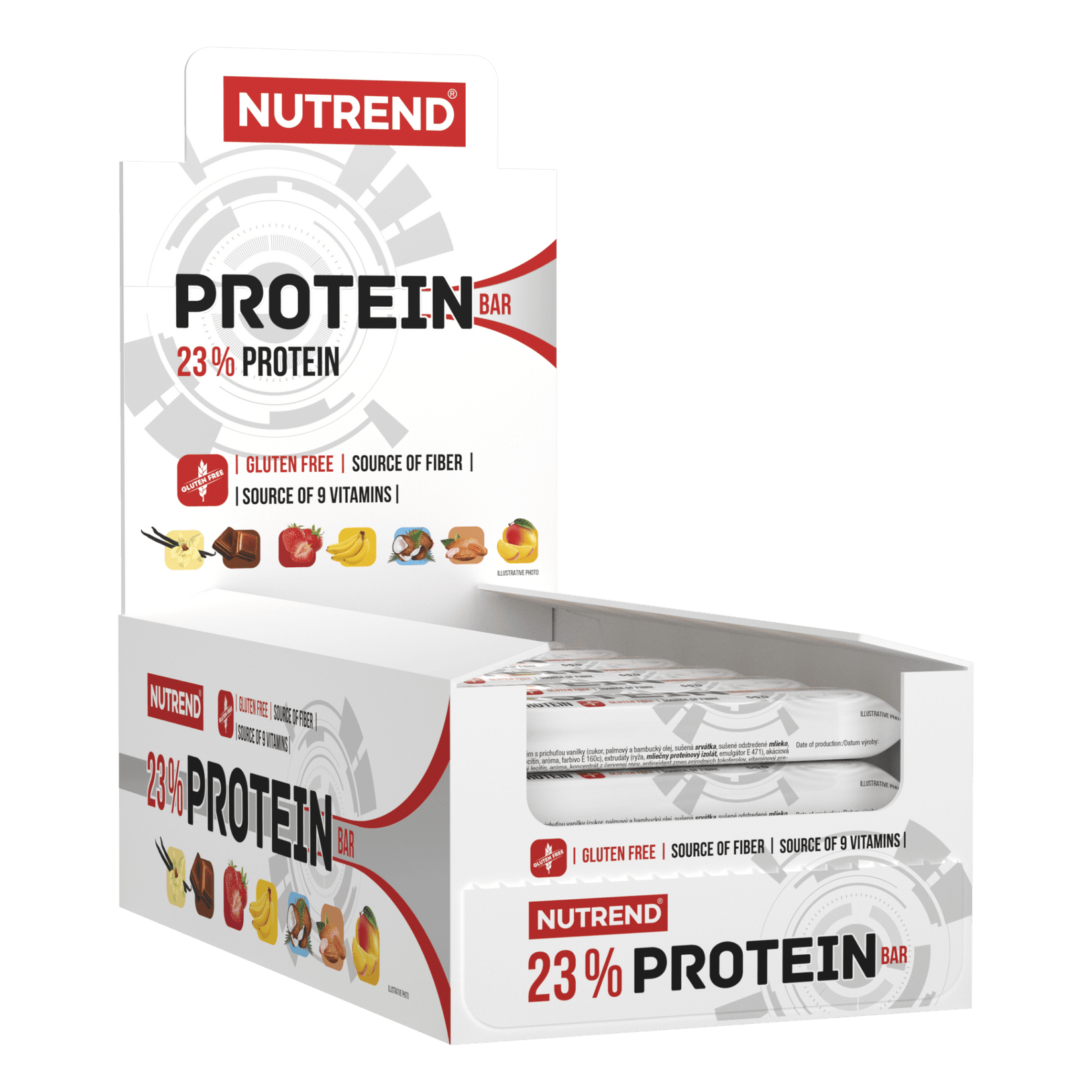 NUTREND Протеин бар 24 x 55gr Кокос и млечно чоколадо