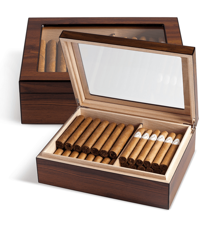 Egoist Хјумидор со стакло кафен за 25 пури