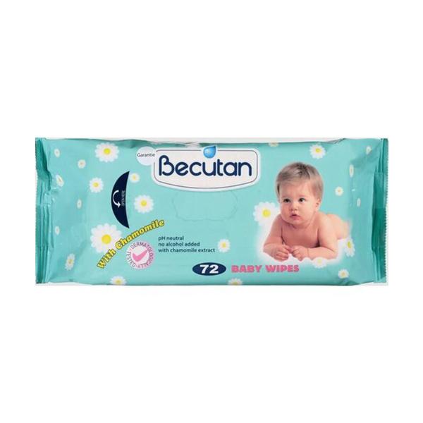 ALKALOID Becutan baby wipes влажни марамици , 72 парчиња