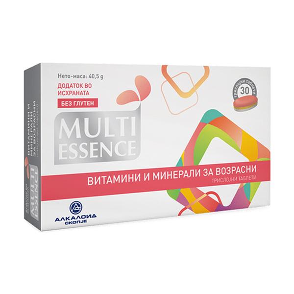 ALKALOID Multi essence витамини и минерали adult таблети , 30 парчиња