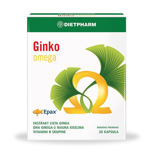 Selected image for DIETPHARM Ginko omega капсули , 30 парчиња