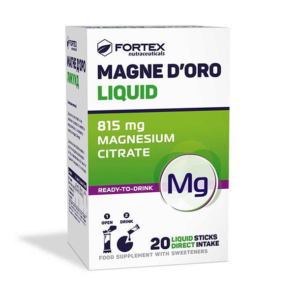 FORTEX Magne doro liquid кесички раствор , 20 парчиња