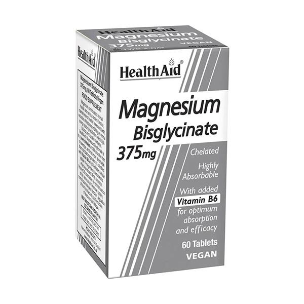 HEALTH AID Magnum bisglycinate таблети 375mg, 60 парчиња