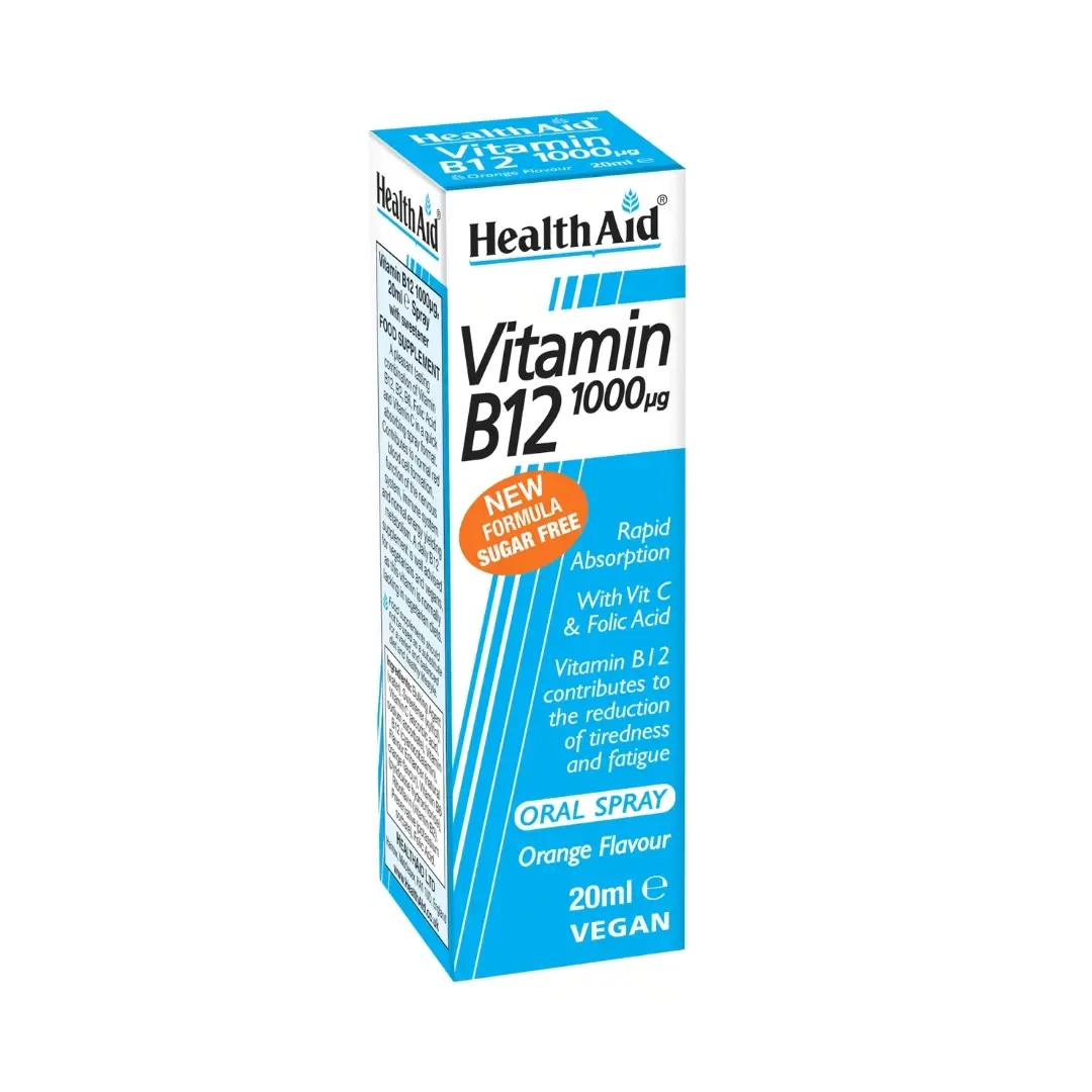 HEALTH AID Витамин Б12 во спреј 1000mcg 20 ml