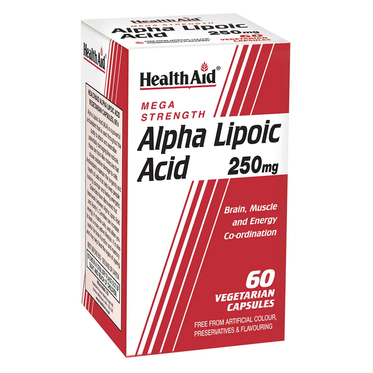 HEALTHAID Alpha lipoic acid 250 mg капсули