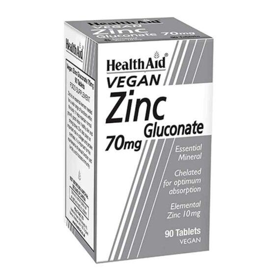 HEALTHAID Zinc gluconate 90 таблети