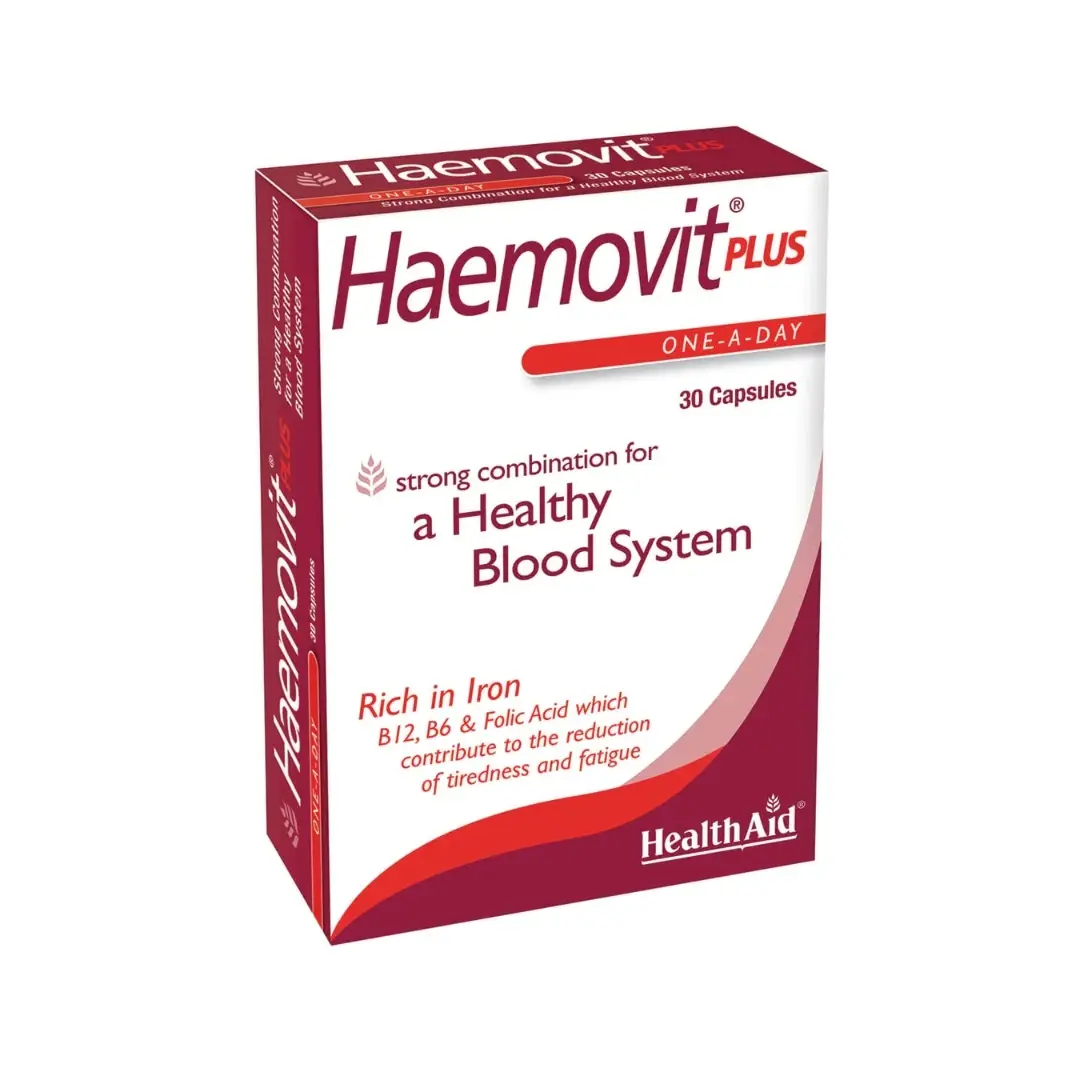 HEALTHAID Haemovit plus 30 капсули