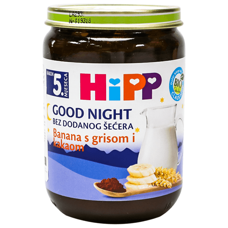 HIPP Какао и банана 190gr