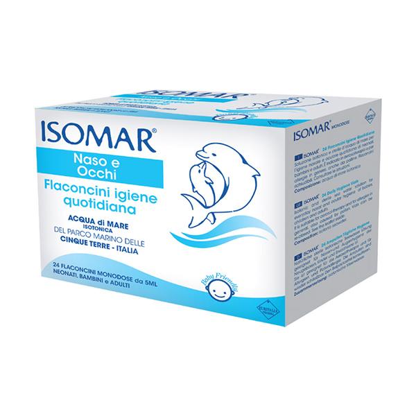 ISOMAR Изотоничен раствор за очи и нос 5ml, 24 парчиња