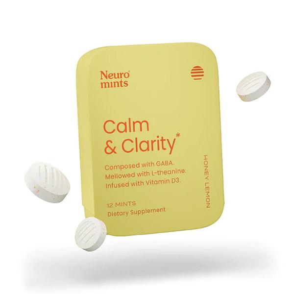 NEUROGUM Neuro mints calm&clarity мед и лимон таблети за џвакање , 12 парчиња