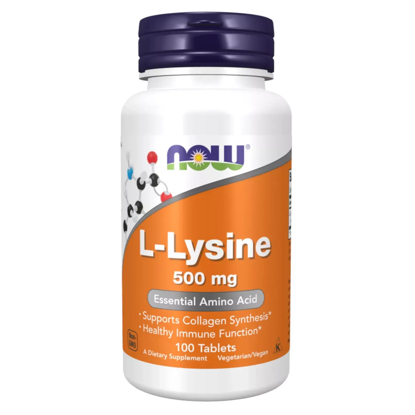 NOW FOODS L-lysine 500 mg / 100 капсули
