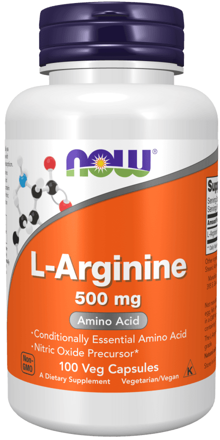 NOW L-arginin 500mg/100 капсули
