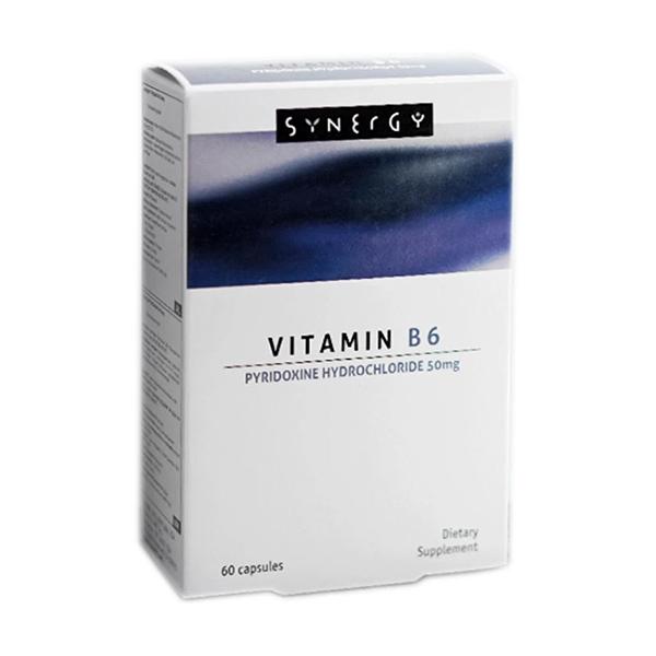 SYNERGY Витамин b6 таблети 50mg, 60 парчиња