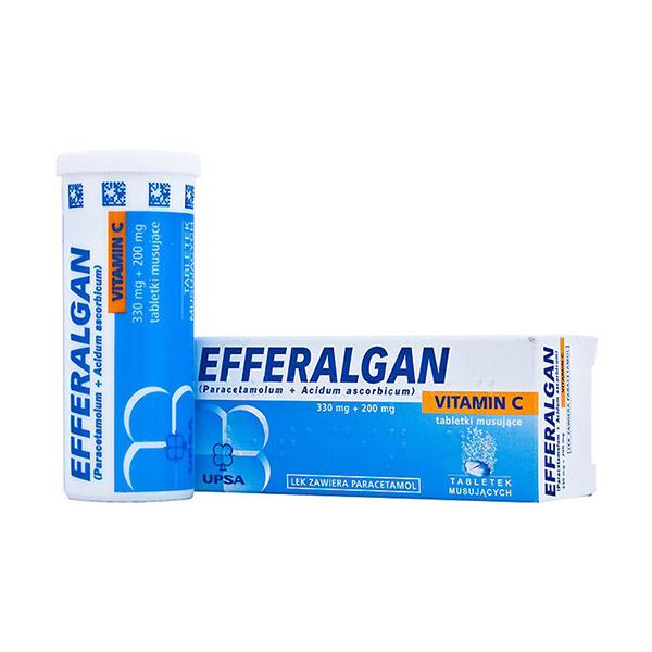 UPSA Efferalgan vitamin c шумливи таблети 330mg, 10 парчиња