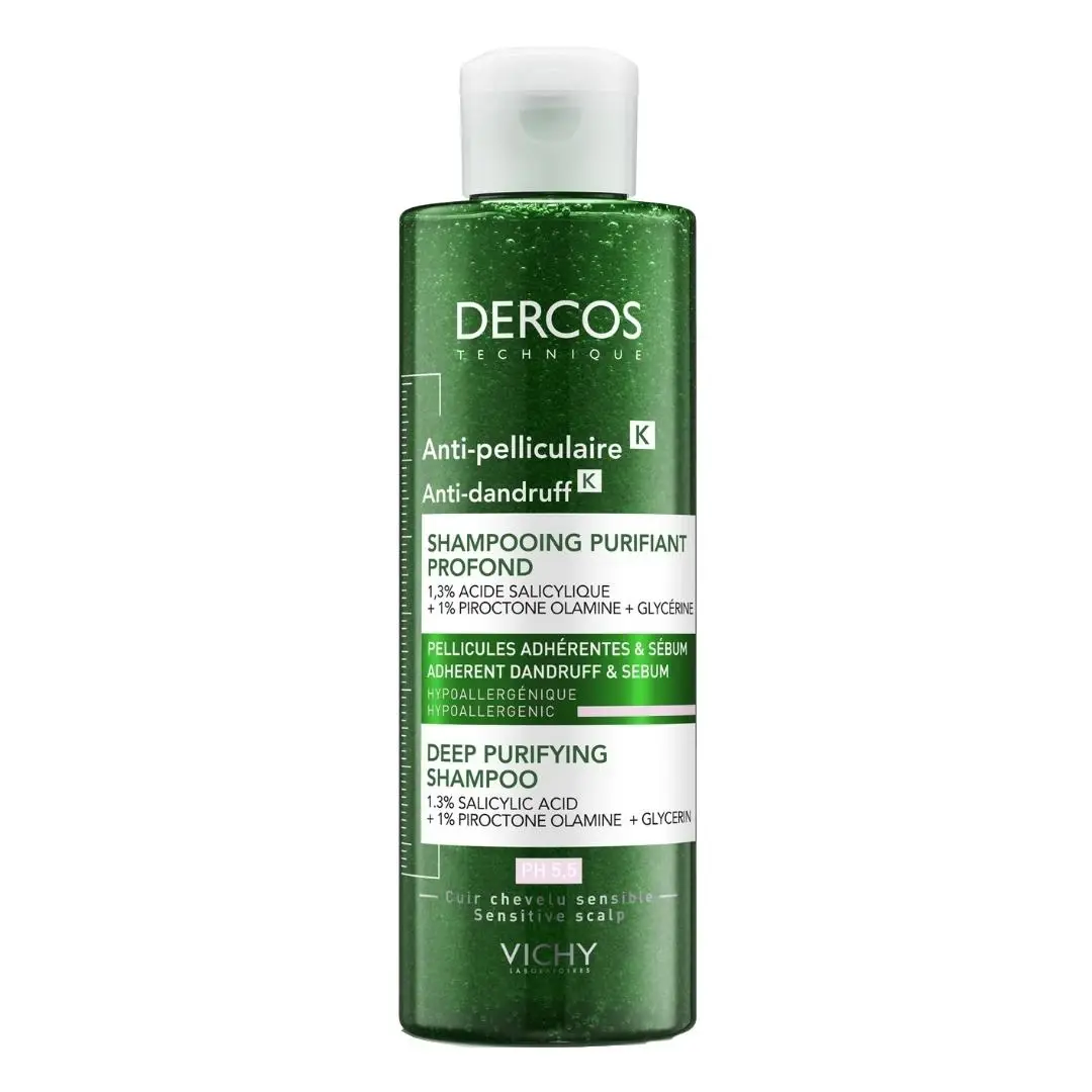 VICHY Dercos шампон против перут за нормална или масна коса , 200 ml