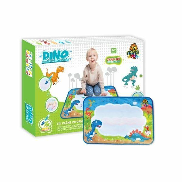 Магична подлога/тепих за цртање Dino