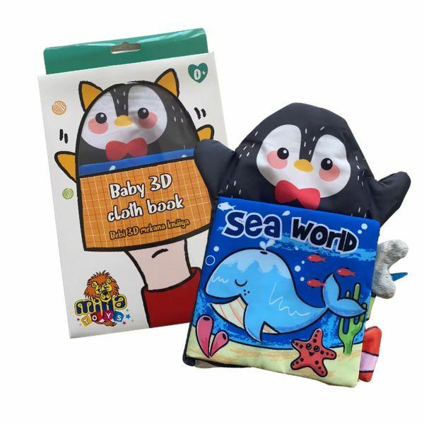 Мека играчка за на рака - Во океанот