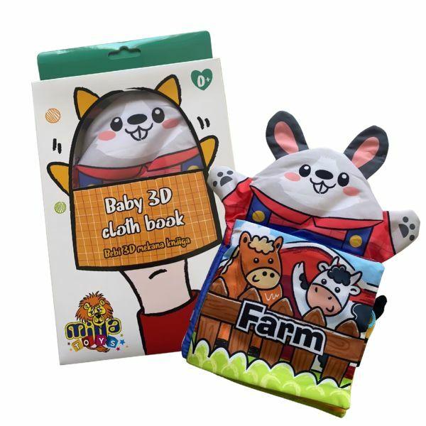 Мека играчка за на рака - На фарма