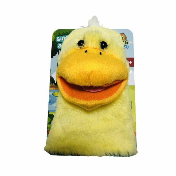 Мека играчка за на рака - Патка која пее