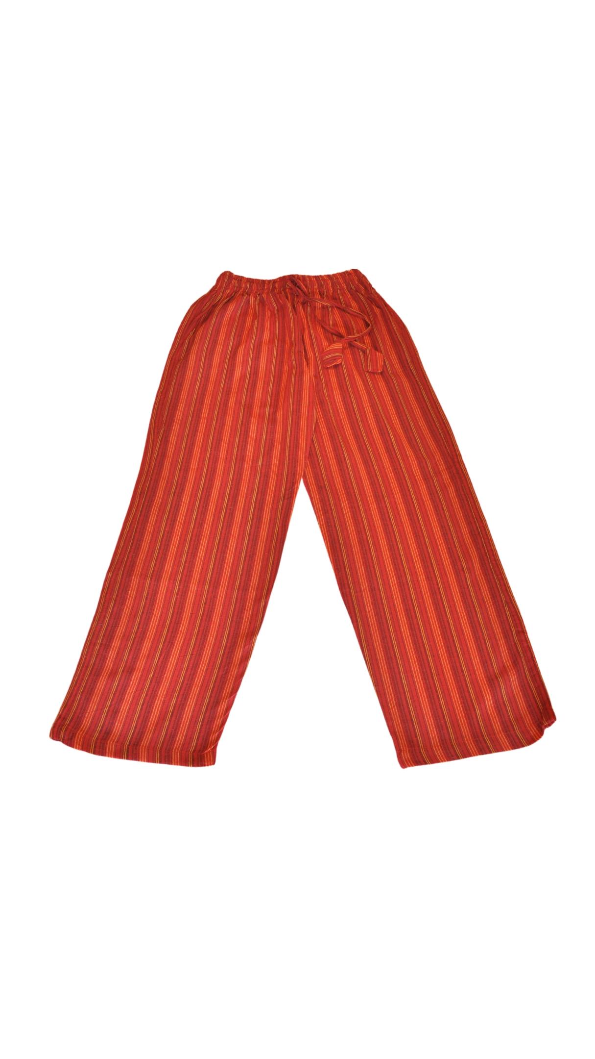 HIPPIE PLANET Пантолони со риги - L, темно сина