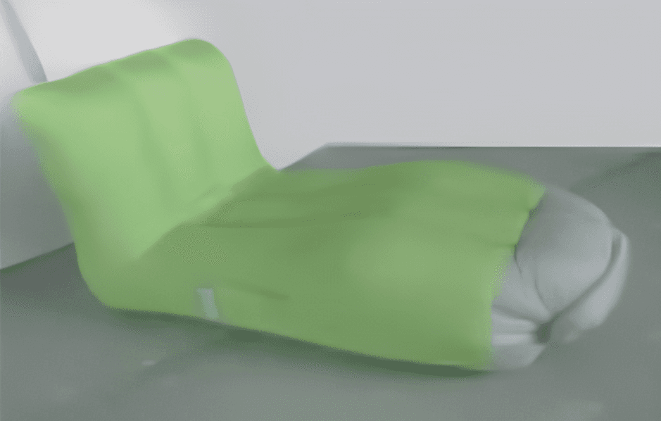 Воздушен душек-Lazy air bag зелен