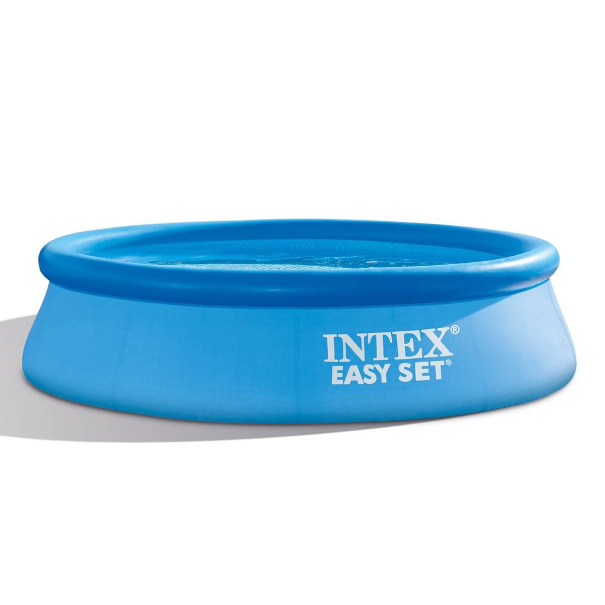 INTEX Базен на надувување Easy set 2.44 x 0.61m, Без пумпа