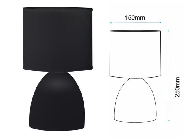 MITEA Столна ламба црна