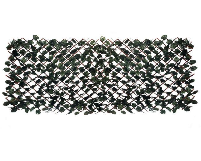 MLJ Ограда со вештачки бршлен зелена 100х200
