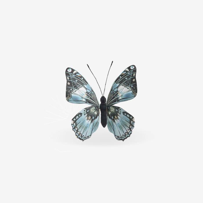 SMART LIVING Декорација Butterfly сина Y36cm