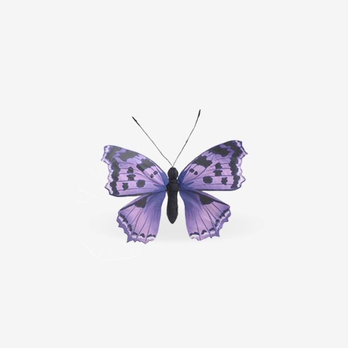 SMART LIVING Декорација Butterfly Виолетова Y36cm