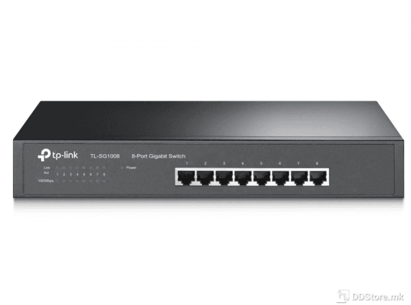 TP-LINK Мрежен прекинувач Switch 8 Port, Gigabit SG1008