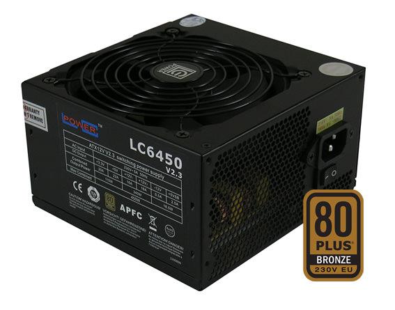 LC-POWER Напојување Power Supply 450W 80+Bronze