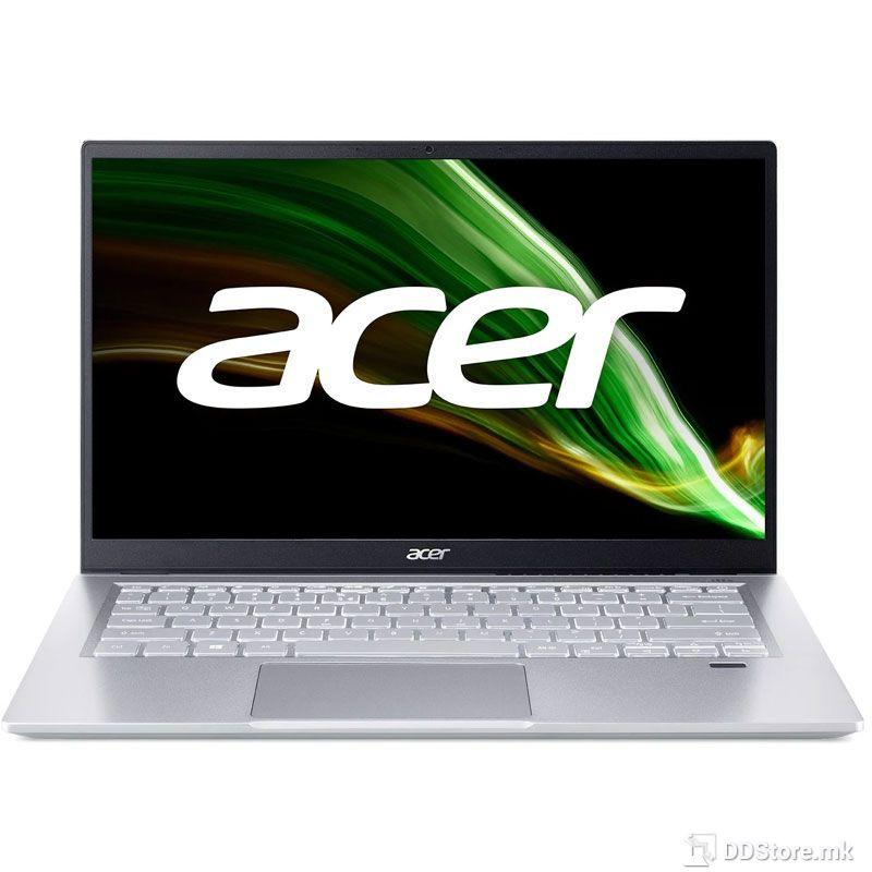 ACER Лаптоп NOTEBOOK SWiIFT 3, SF314-511-56XT, 14'', 16G DDR4, 512GB SSD, сребрен