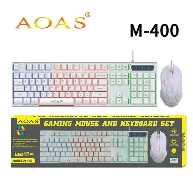 AOAS Гејминг сет M-400 Тастатура и Глувче